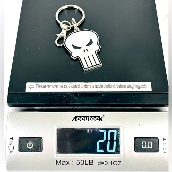 Marvel Punisher Skull Keychain/Bag Charm - Picture 7 of 7